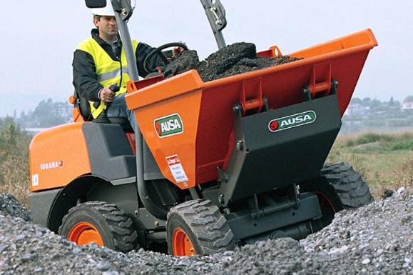 Ausa D100 Dumper available from Dennis Barnfield Ltd, plant machinery sales in the North West since 1964!