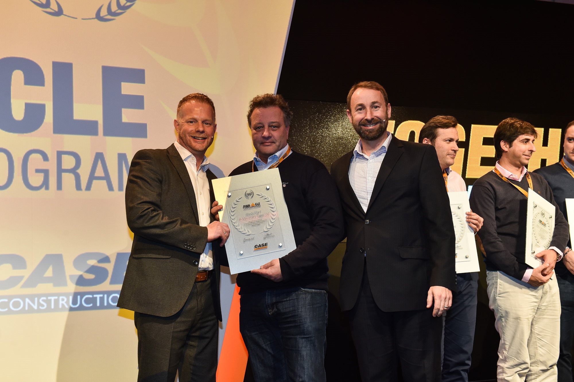 CASE Construction Dealer Award Dennis Barnfield