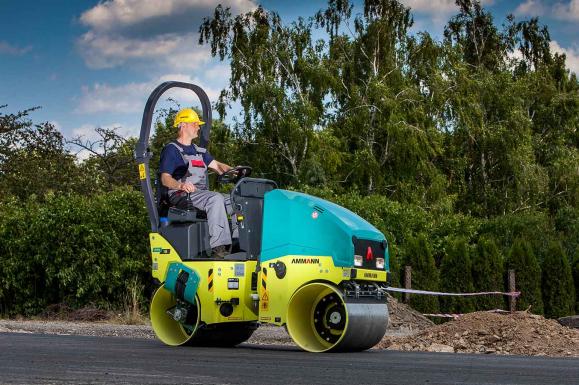 Ammann ARX12 Tandem Roller available from Dennis Barnfield Ltd. Plant machinery sales in the North West since 1964.