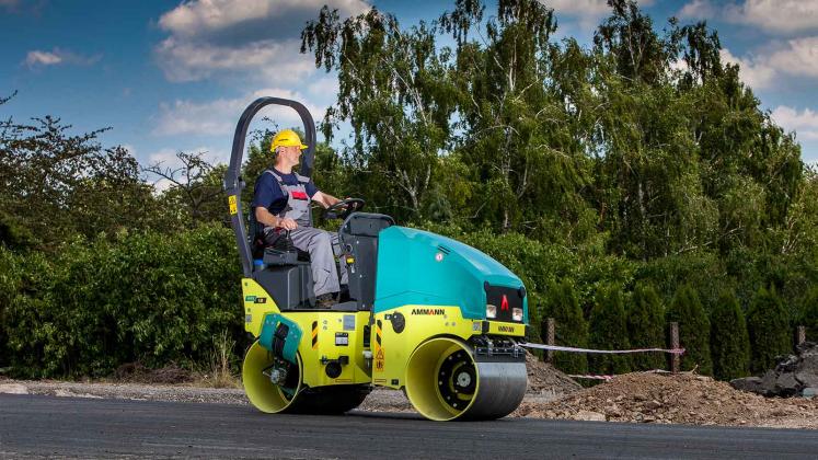 Ammann ARX12 Tandem Roller available from Dennis Barnfield Ltd. Plant machinery sales in the North West since 1964.