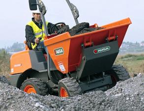 Ausa D100 Dumper available from Dennis Barnfield Ltd, plant machinery sales in the North West since 1964!