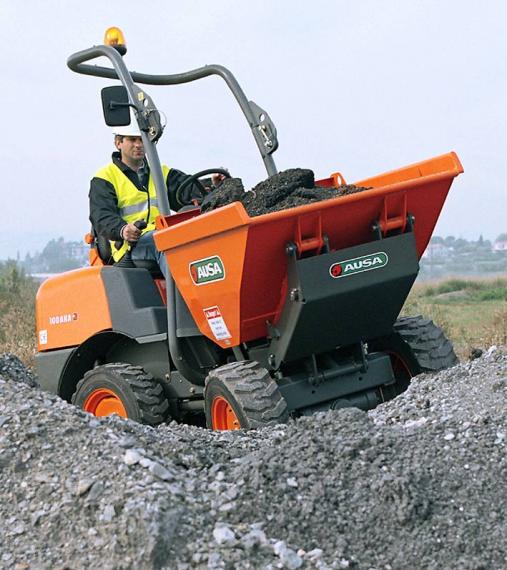 Ausa D100 Dumper available from Dennis Barnfield Ltd, plant machinery sales in the North West since 1964!