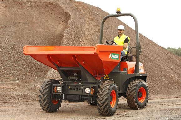 Ausa D350 Dumper available from Dennis Barnfield Ltd, plant machinery sales in the North West since 1964!
