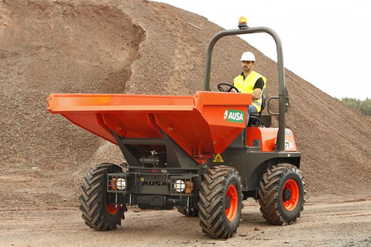 Ausa D350 Dumper available from Dennis Barnfield Ltd, plant machinery sales in the North West since 1964!
