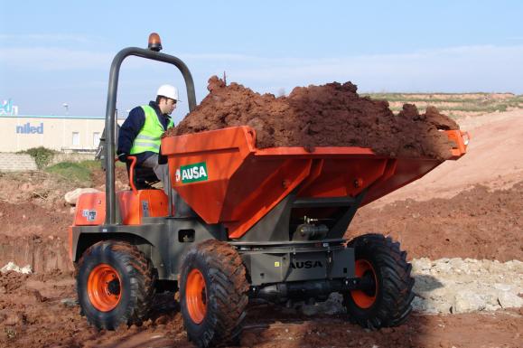 Ausa D400 Dumper available from Dennis Barnfield Ltd, plant machinery sales in the North West since 1964!