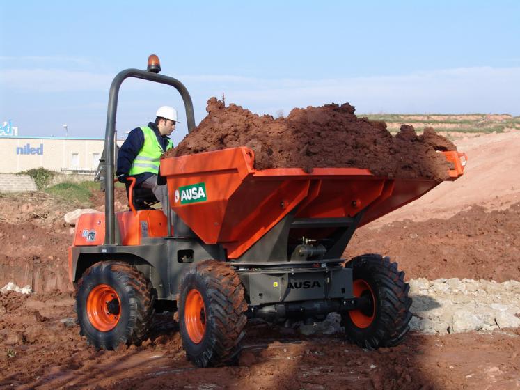 Ausa D400 Dumper available from Dennis Barnfield Ltd, plant machinery sales in the North West since 1964!