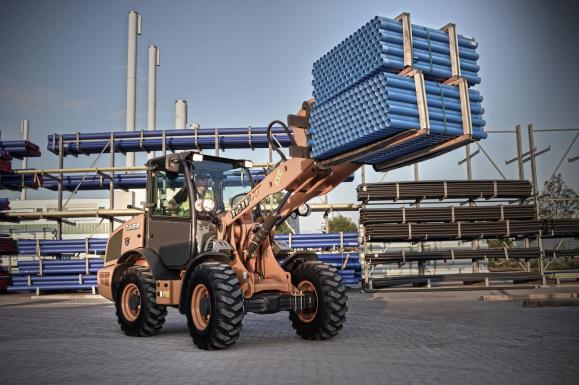 Case 121F Compact Wheel Loader available from Dennis Barnfield Ltd. Plant machinery in the North West.