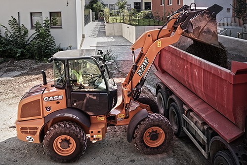 Case 221F Compact Wheel Loader available from Dennis Barnfield Ltd. Plant machinery sales in the North West.