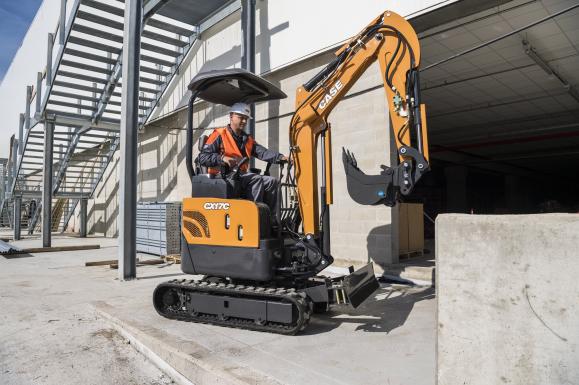 Case CX17C Mini Excavator available from Dennis Barnfield Ltd. Plant Machinery sales in the North West since 1964.