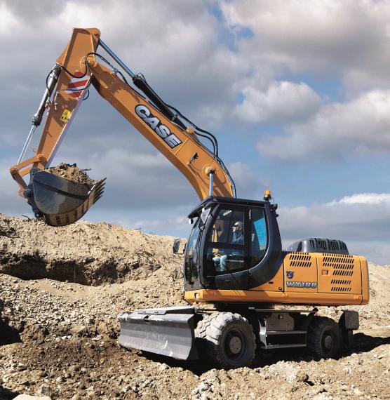 Case WX188 Wheeled Excavator available from Dennis Barnfield Ltd, plant machinery sales in the North West since 1964!