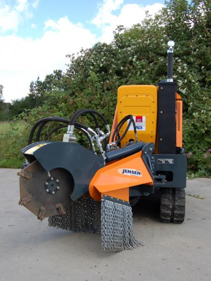 Jensen SCX50D Stump Grinder available from Dennis Barnfield Ltd, tracked chippers in Lancashire, Cumbria and the North West!
