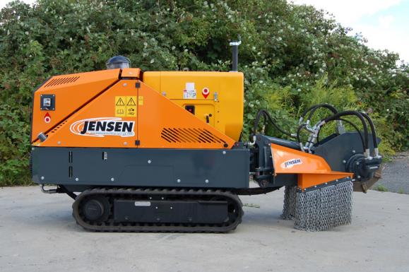 Jensen SCX50D Stump Grinder available from Dennis Barnfield Ltd, tracked chippers in Lancashire, Cumbria and the North West!