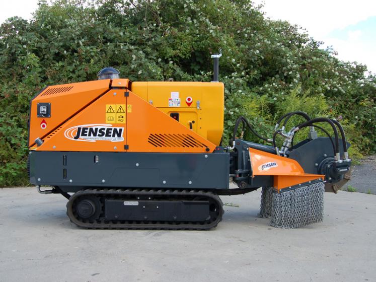 Jensen SCX50D Stump Grinder available from Dennis Barnfield Ltd, tracked chippers in Lancashire, Cumbria and the North West!